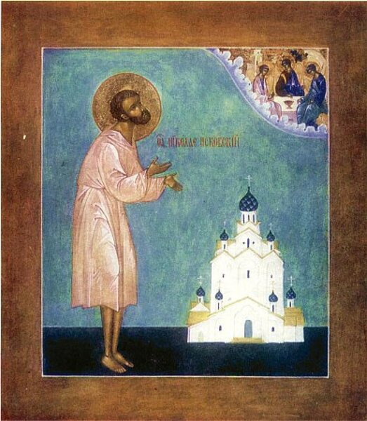 Блаженный Николай Салос Псковский, Христа ради юродивый